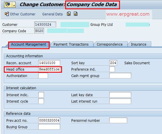 FD02 - Account management tab