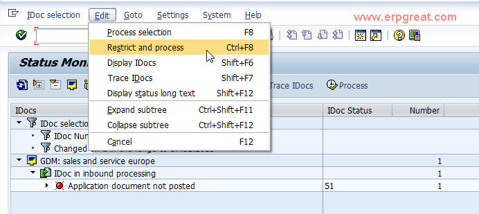 Manually Deleting Unwanted Idoc