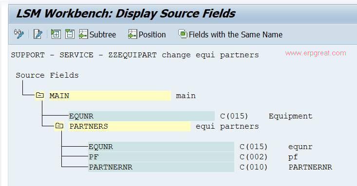 Display Source Fields
