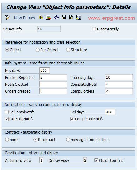 Object Info Parameters