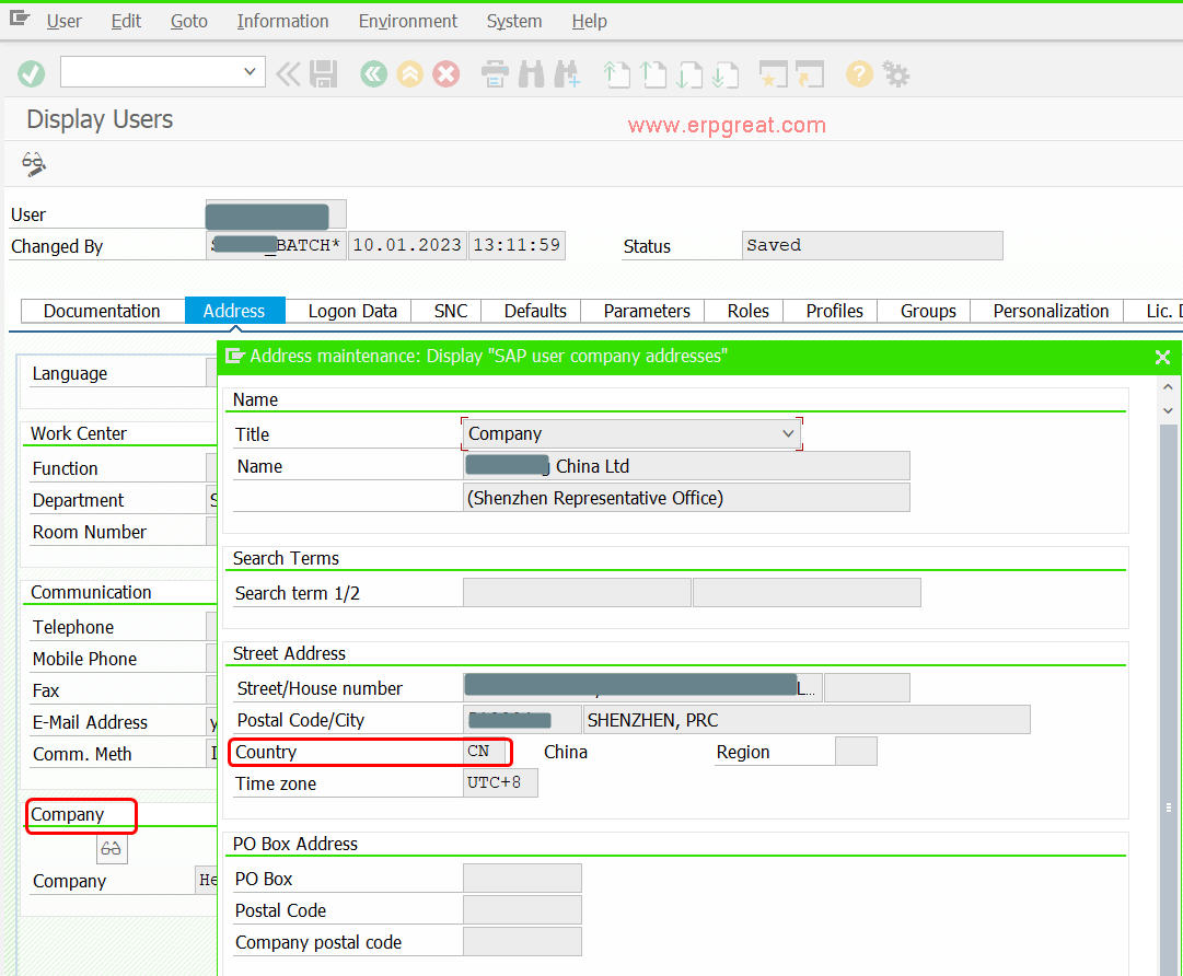 Sales Order Customer Address Not In Country Language